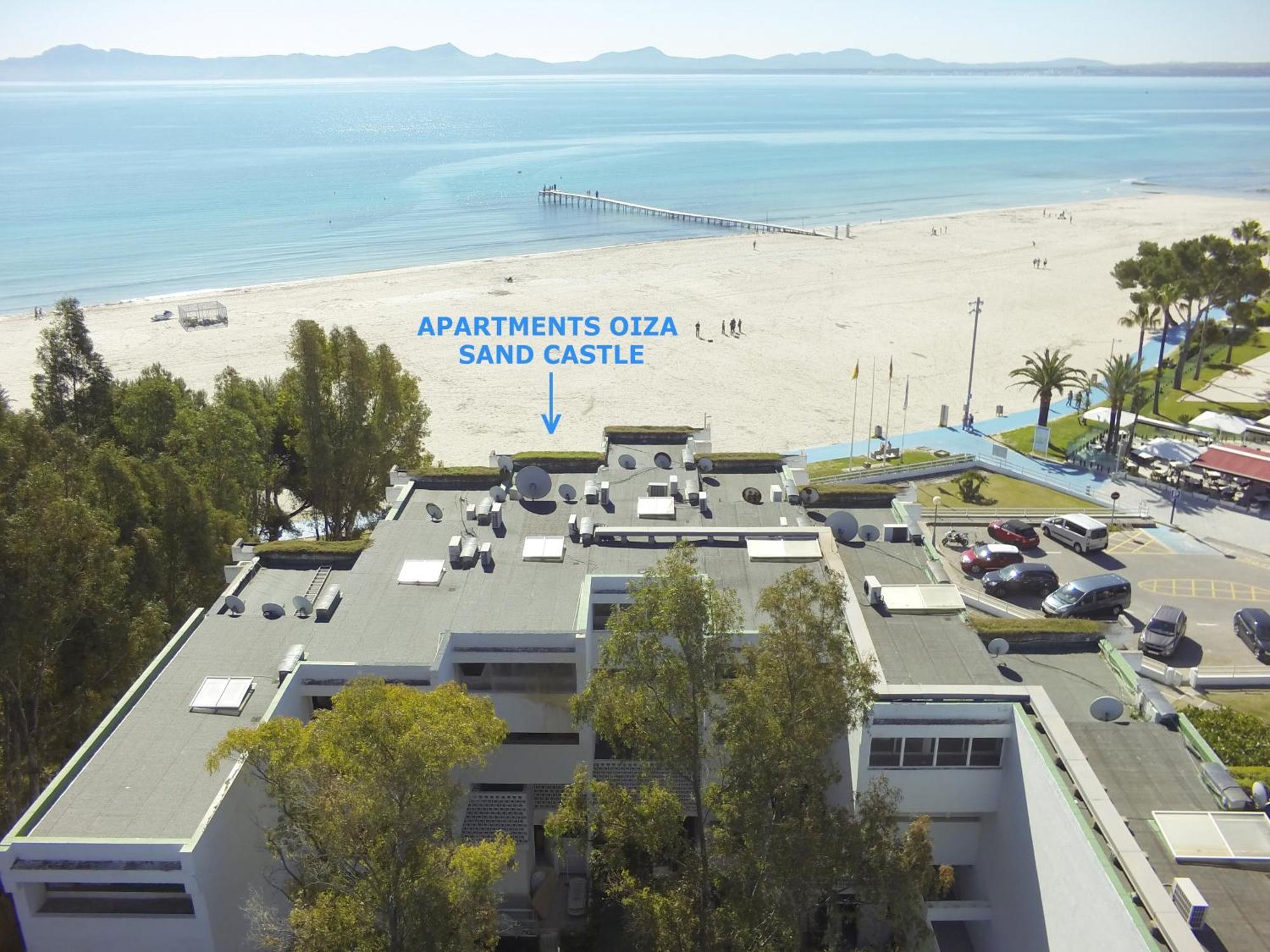 Apartment Oiza Sand Castle 24 At Alcudia Beach, Wifi And Aircon Exterior foto