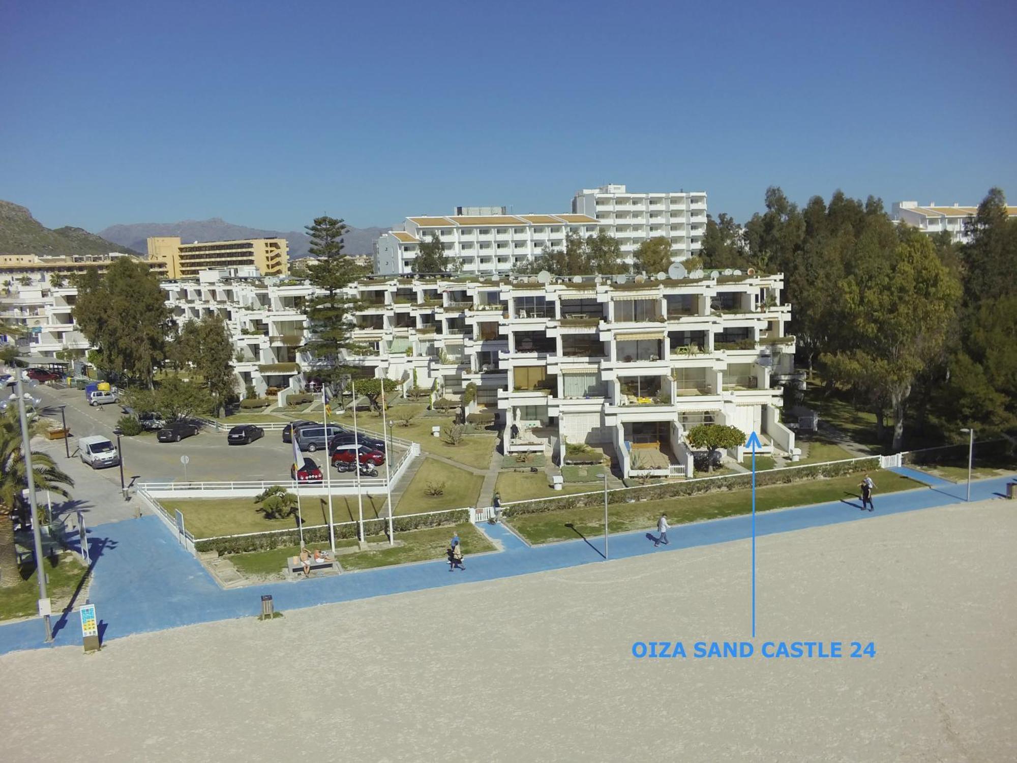 Apartment Oiza Sand Castle 24 At Alcudia Beach, Wifi And Aircon Exterior foto
